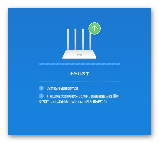 Перезапуск роутера Xiaomi Mi 3G после перепрошивки