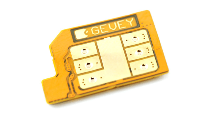 Чип Gevey-SIM для разлочки iPhone