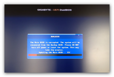 Как откатить биос к предыдущей версии gigabyte