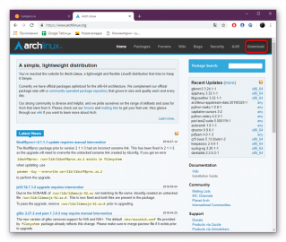 Создание и настройка web сервера arch linux