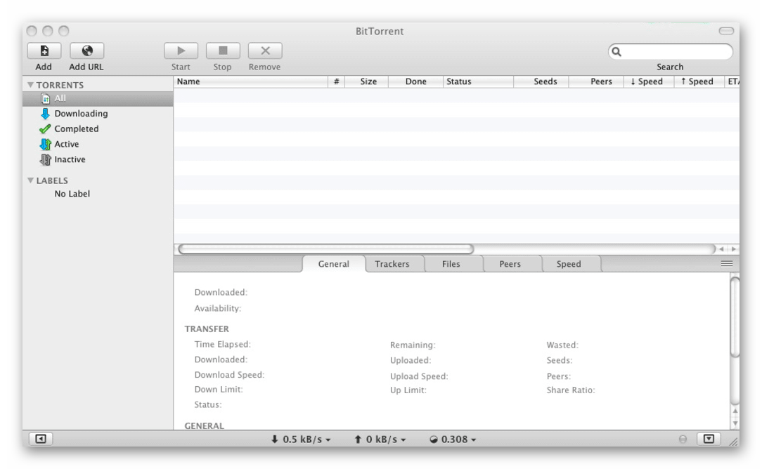 Скачать BitTorrent - торрент клиент для macOS
