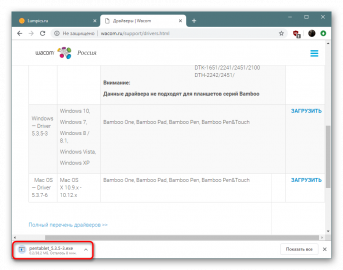 Как обновить драйвер wacom