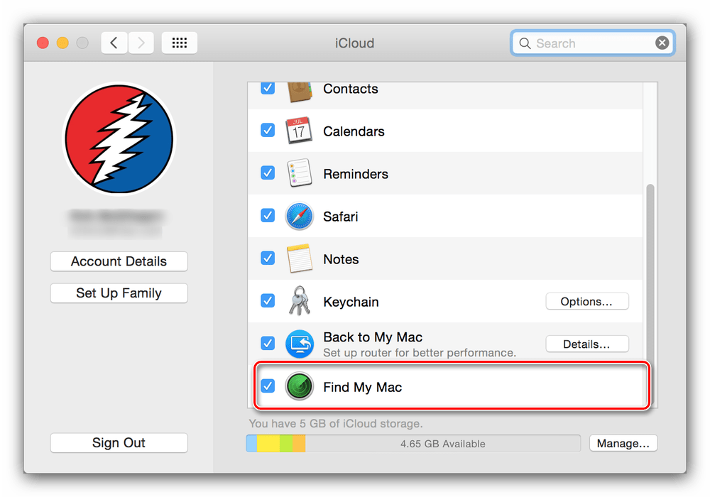 Проверить логин в iCloud перед чистой установкой операционной системы macOS