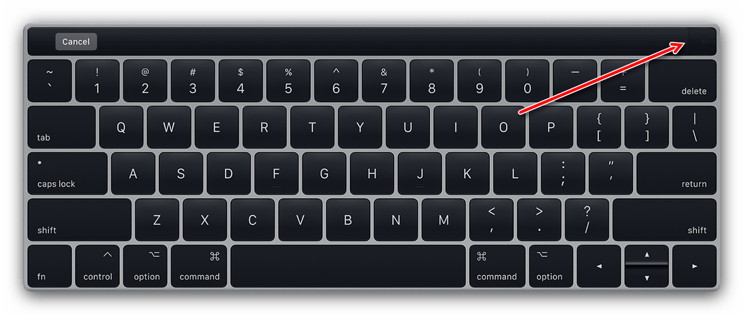 Сенсор TouchID для перезагрузки MacBook Pro, выпущенного после 2016 года