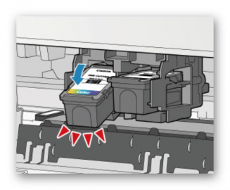 Как вставить картридж в принтер hp deskjet 2710