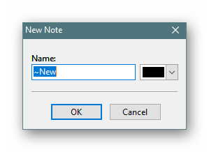 Создание нового листа в программе AM-Notebook