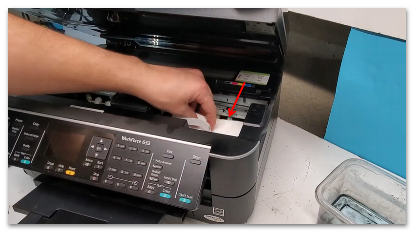 Как прочистить дюзы на принтере Epson-15