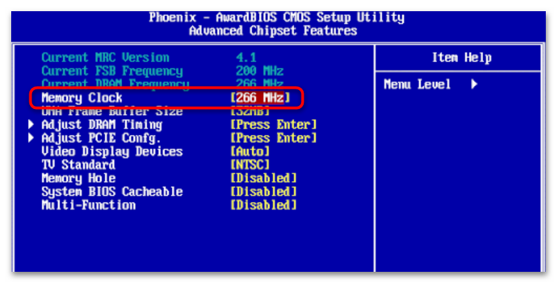 Как выставить частоту оперативной памяти в БИОСе-19