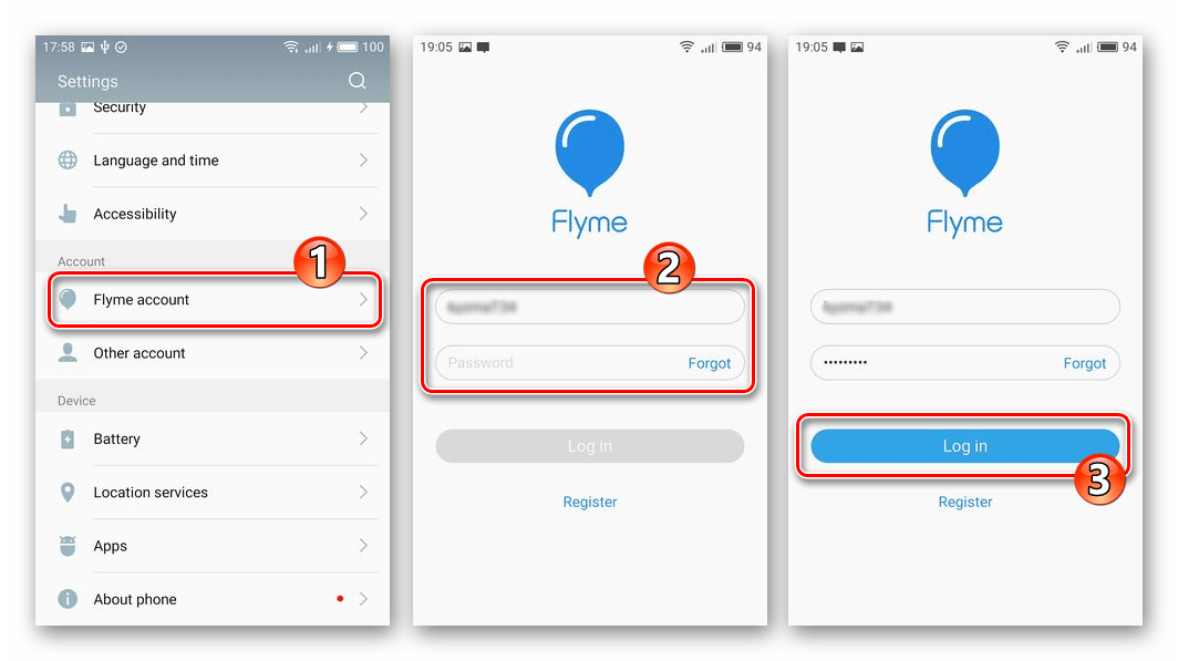 Meizu MX4 регистрация и внесение Flyme-аккаунта в телефон
