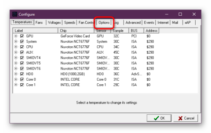 При запуске speedfan зависает компьютер