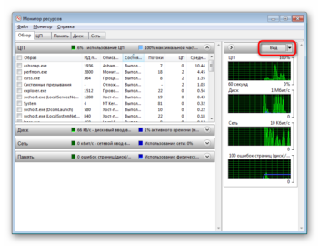 Windows 7 монитор ресурсов диск время ответа