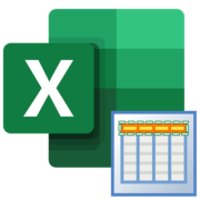 Как закрепить шапку таблицы в Excel
