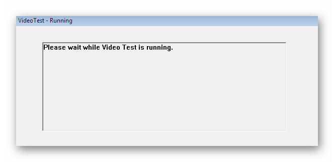 Ожидание запуска утилиты проверки видеокарты для исправления проблем с запуском Diablo 2 в Windows 7