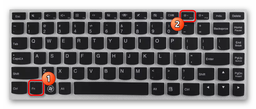 Как убавить яркость на ноутбуке windows 7