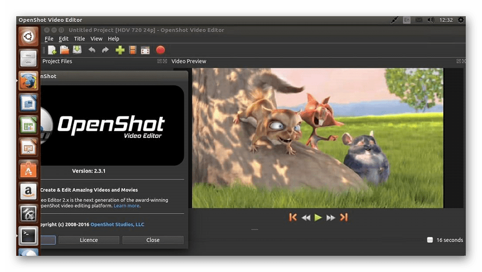 Использование программы OpenShot для редактирования видео в Linux