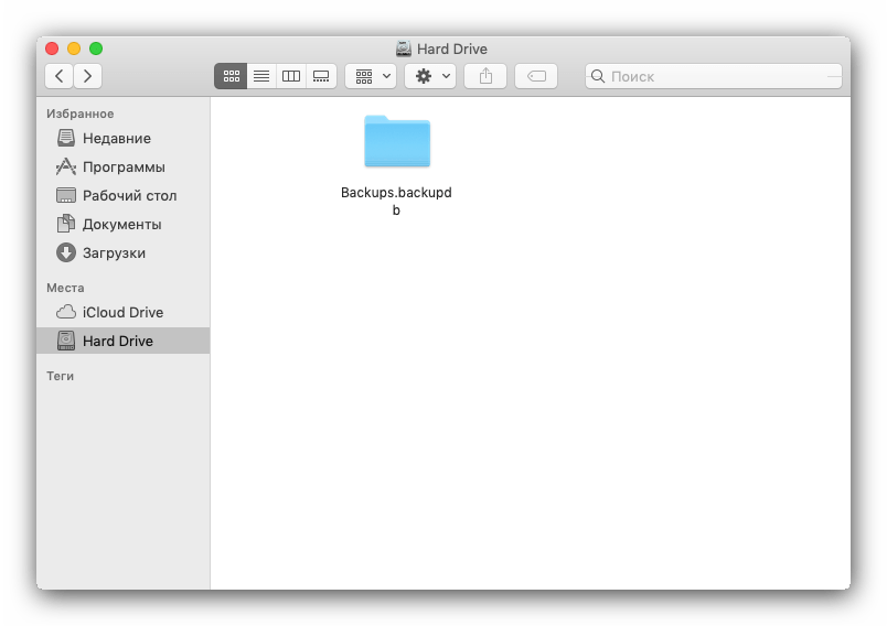 Скрытые файлы и папки посредствам терминала на macOS