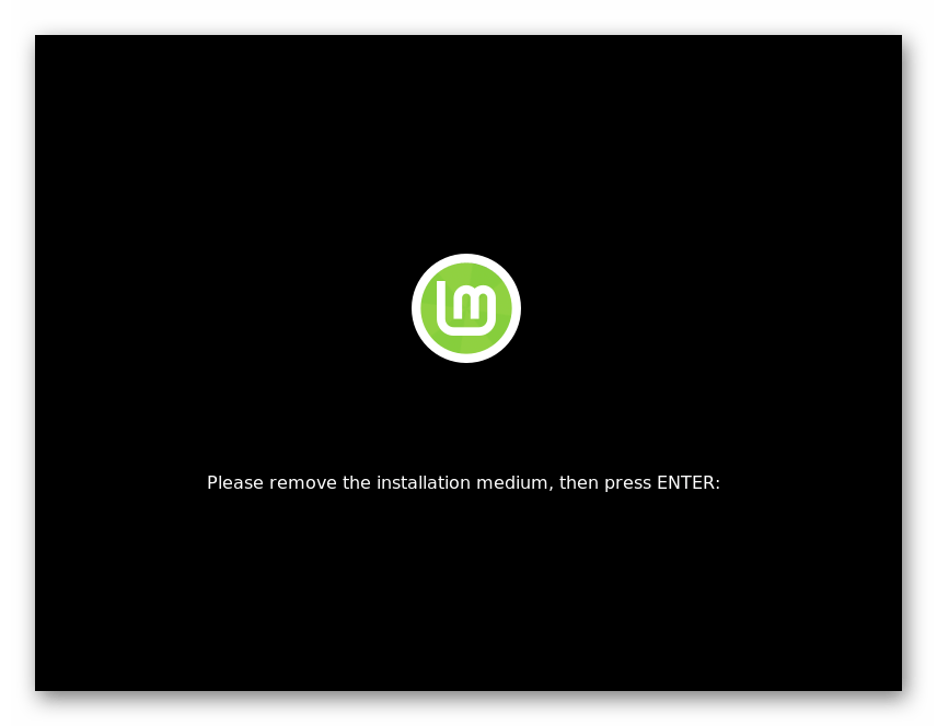 Подтверждение запуска компьютера после установки Linux Mint рядом с Linux Mint