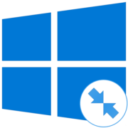 Синие стрелки на ярлыках Windows 10