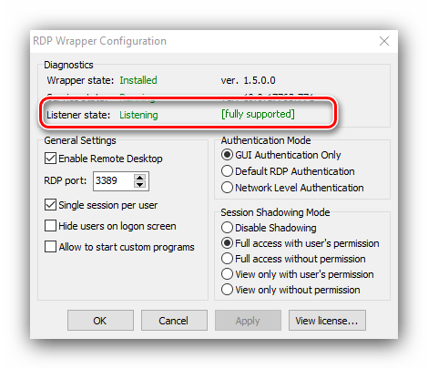 Что делать, если не работает RDP Wrap после обновления Windows 10