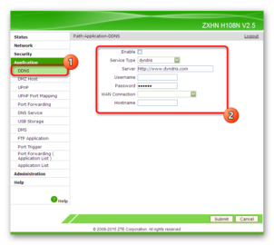 Настройка dns в роутере zte