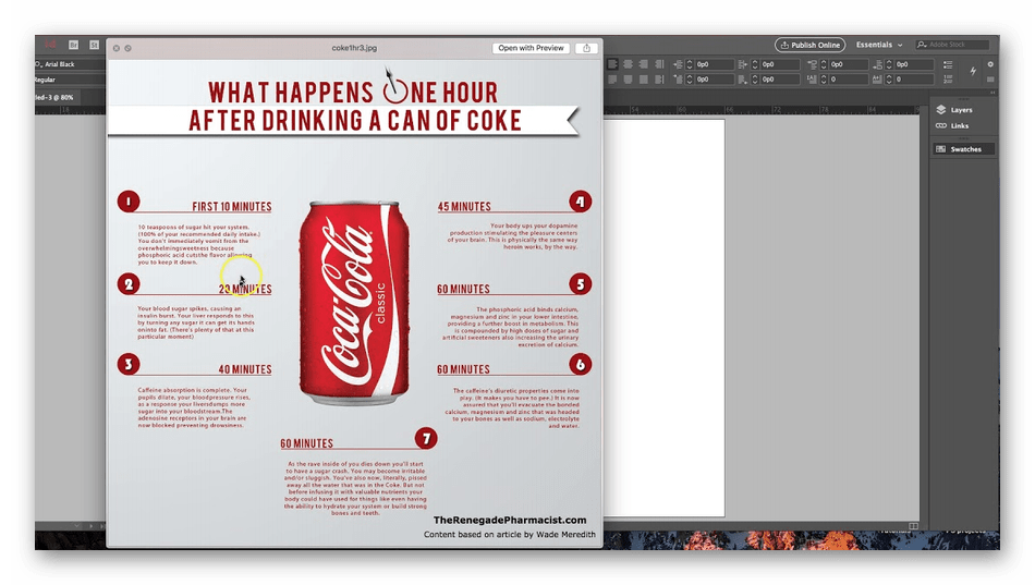 Использование программы Adobe InDesign для создания инфографики
