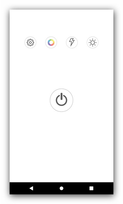 Приложение Фонарик (SizeMons) как фонарик для Android