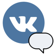 Как отправить пустое сообщение ВКонтакте