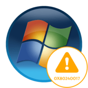 Неопознанная ошибка 0x80240017 в Windows 7