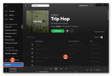 Почему любимые треки в спотифай не отображаются на компьютере