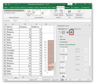Как сделать рамку в excel на диаграмме