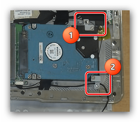 Удалить жесткий диск для разборки ноутбука MSI X370 MS-1356