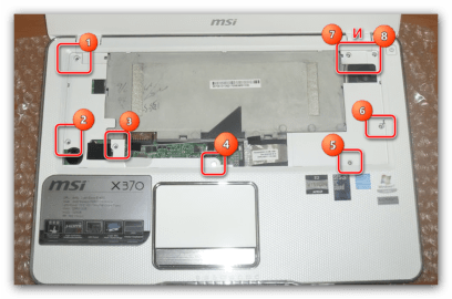 Msi ms 1356 как разобрать