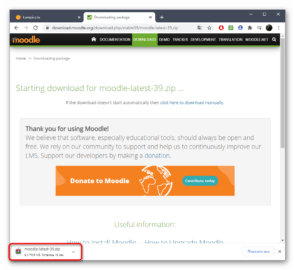 Как удалить moodle с локального компьютера