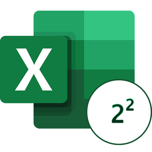 Как поставить степень вверху в Excel