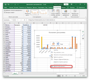 Как сделать столбчатую диаграмму в excel