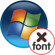 Ошибка «Не является правильным шрифтом» в Windows 7