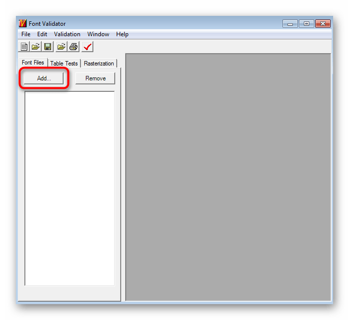 Переход к добавлению шрифта для проверки перед исправлением ошибки Не является правильным шрифтом в Windows 7