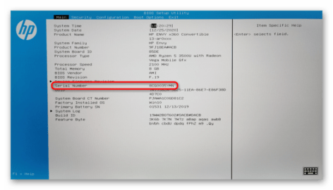 Серийный номер ноутбука как узнать honor