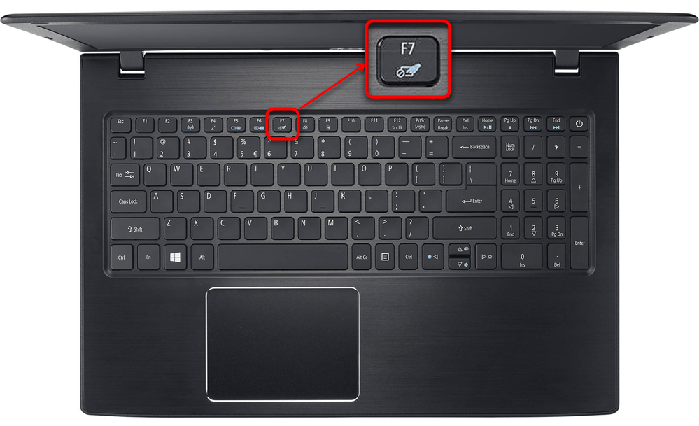 Как включить тачпад на ноутбуке асус windows 10