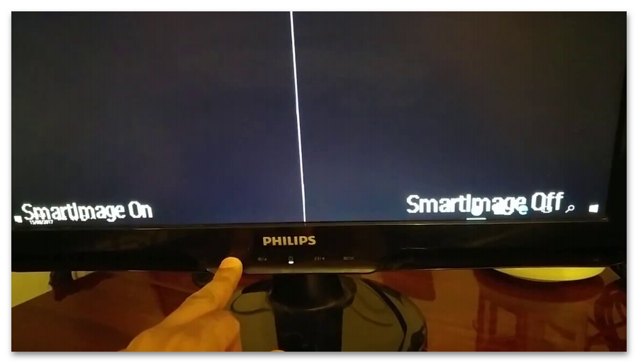 Как убрать SmartImage On Off на мониторе-02