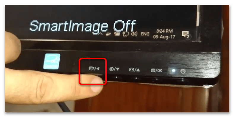 Как убрать надпись «SmartImage On/Off» на мониторах Philips