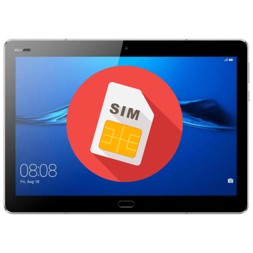 Установка SIM-карты в планшет Huawei
