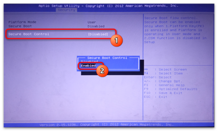 Как включить uefi в биосе