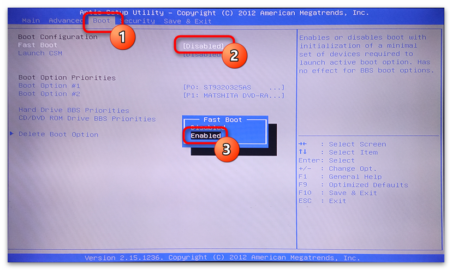 Как включить uefi в биосе