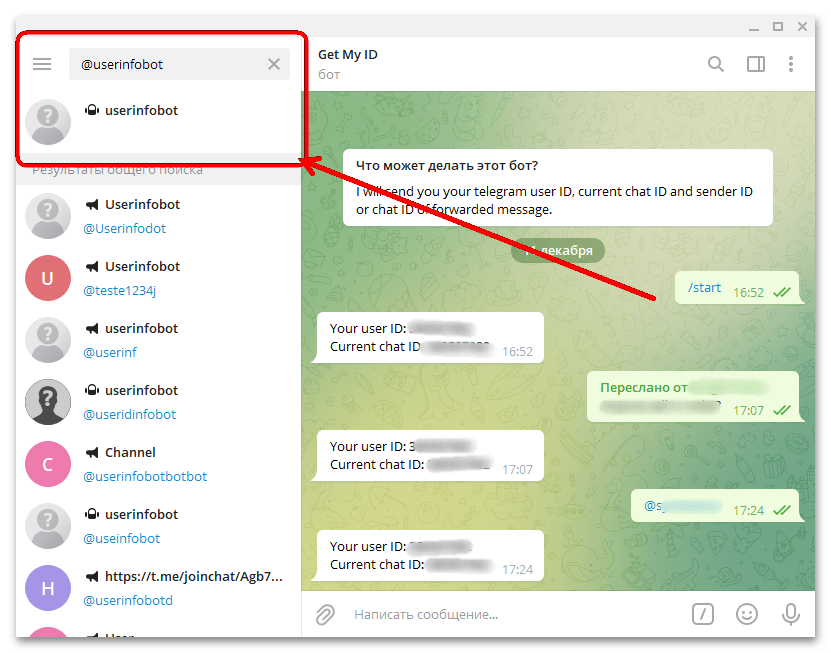 как узнать chat id в telegram-12