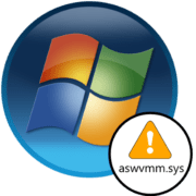 ошибка «aswvmm sys» не грузится windows 7