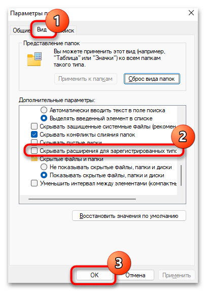 Как включить расширение файлов в Windows 11-02
