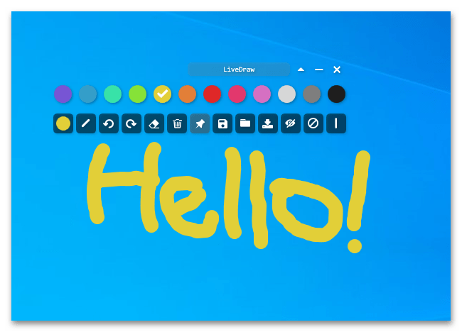 Пять инструментов для рисования на экране компьютера в Windows 10-2