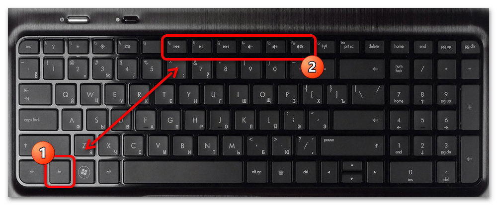 Как переключить музыку на клавиатуре в ВК_002