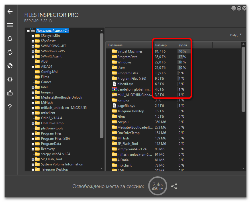 Как очистить диск С на Windows 11 156